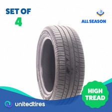 Set Of 4 Used 25550r20 Michelin Defender 2 109h - 9-9.532 Set Of 4 Used 25550r20 Michelin Defender 2 109h - 9-9.532