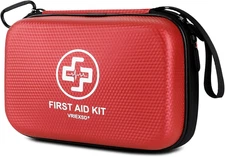 Premium First Aid Kit, 320 Piece Waterproof Hard Shell Eva First Aid Kit for Hom