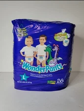 Dragon Tales Wonderpants Diapers Size Large 2005