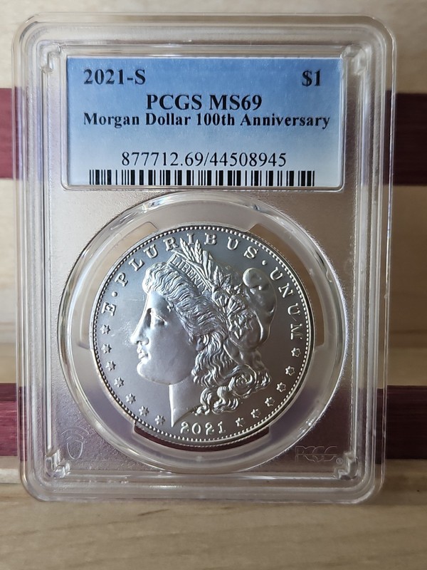 2021 S Morgan Silver Dollar PCGS MS69