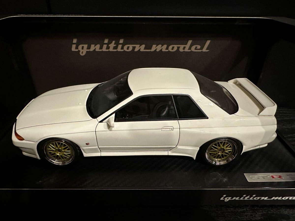 Ignition Model 1/18 Nissan Skyline GT-R Nismo BNR32 White