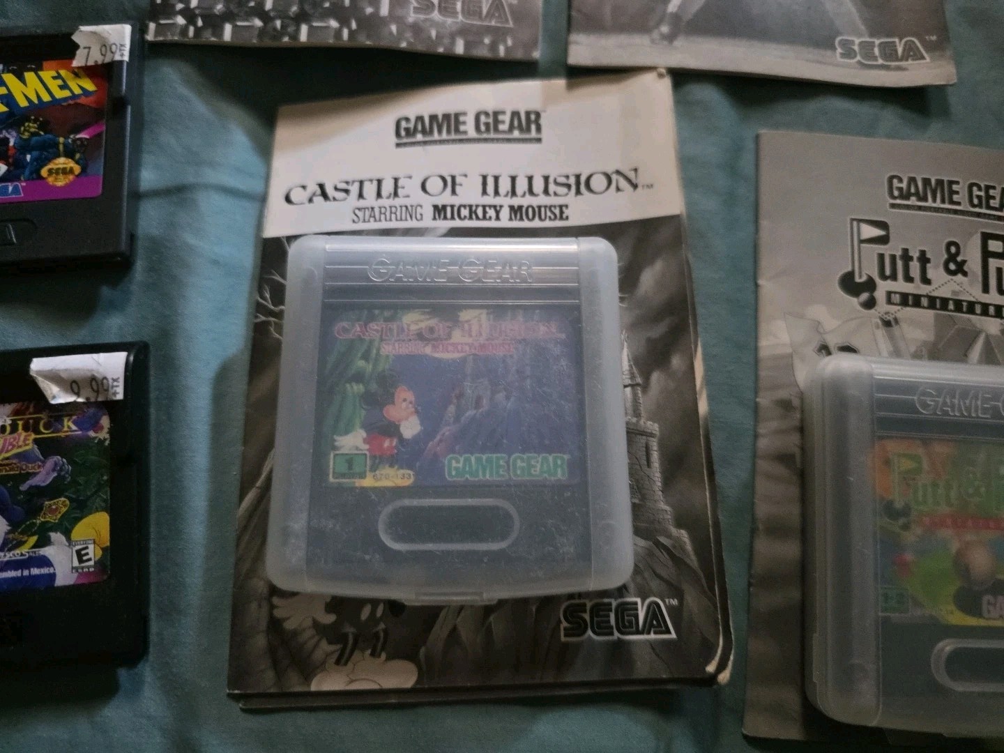 Sega Game Gear & Games For Parts Or Repair