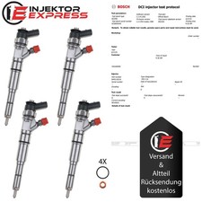 4x 0445110216 Injektor Einspritzdüse BMW 13537790093 13537793836 13537794334