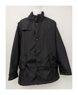Marks & Spencer Autograph Mens Black Padded Jacket XL Polyamide Polyester Fill