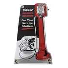 Vintage Eco Balanced Inflation Sign - Tire Service Advertising Porcelain Sign