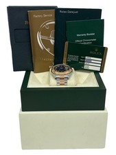 PAPERS Rolex Datejust II BLACK ARABIC 18K Gold Steel OYSTER 41mm 116333 BOX 2
