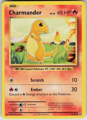 Charmander 9/108 Common XY - Evolutions MP