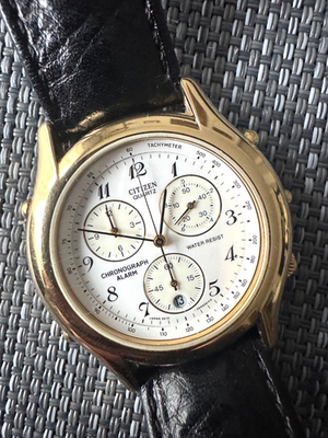 Vintage Citizen 3510 Quartz Alarm Watch Japan Movement, Assembled