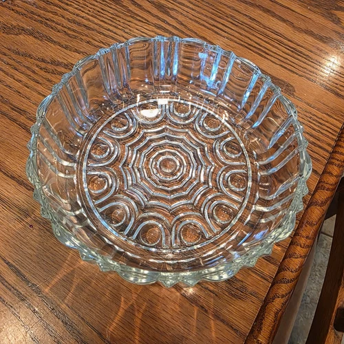 Vintage 1930s Anchor Hocking Old Cafe Candy Dish No Lid