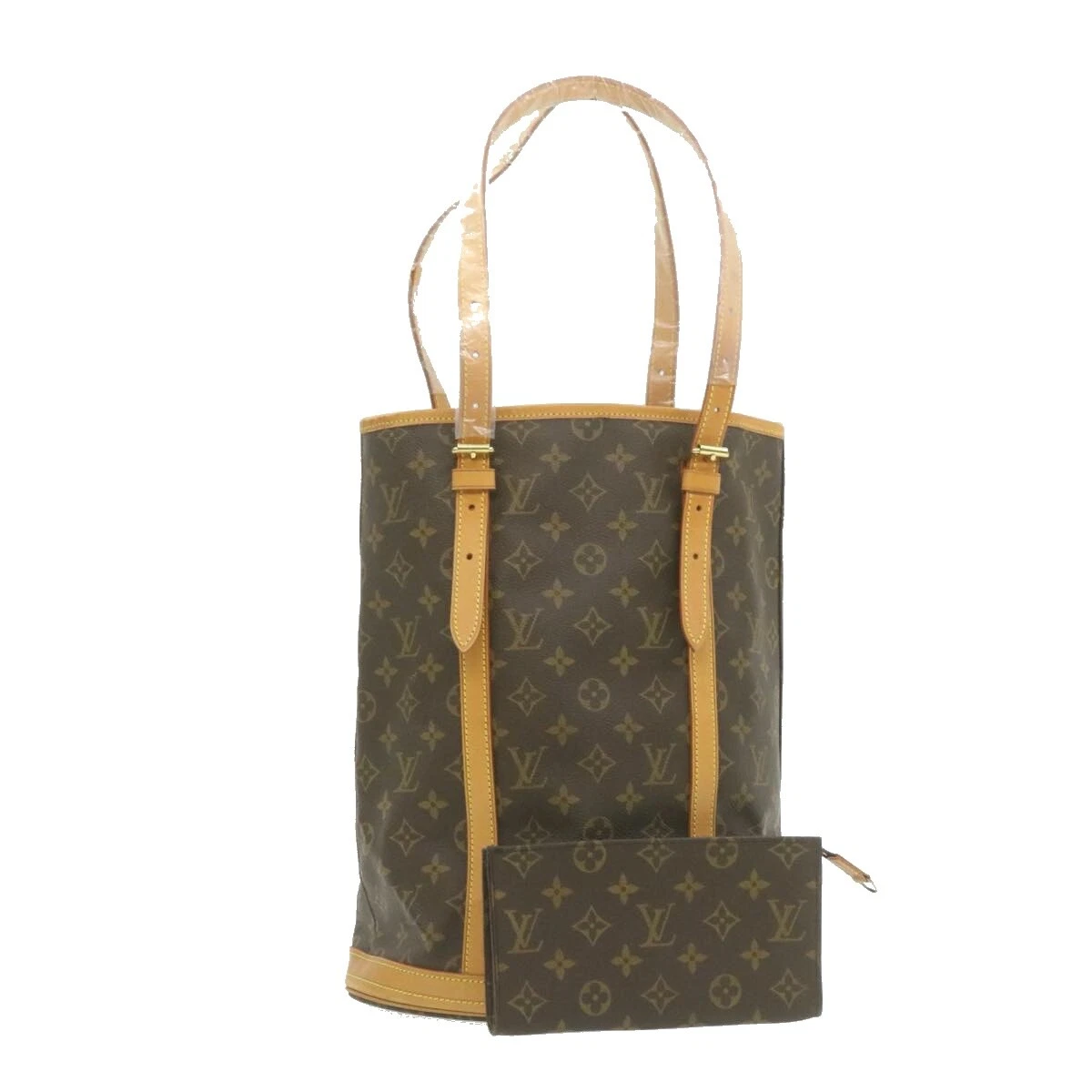 Authentic Louis Vuitton Monogram Bucket GM Shoulder Bag M42236