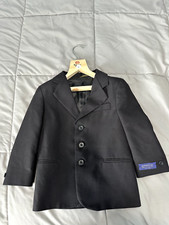 Classy Arrow Kid's Blazer with Pockets Color-Black Size-5