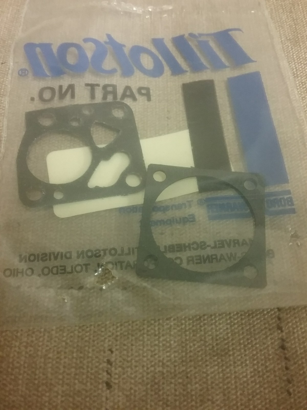 GS 2 HU TILLOTSON CARB CARBURETOR GASKETS qty. 2 pieces eBay