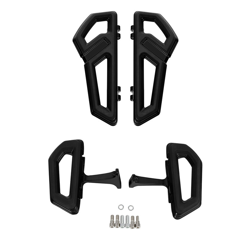 R Rider Driver & Passenger Footboards Fit For Harley Touring