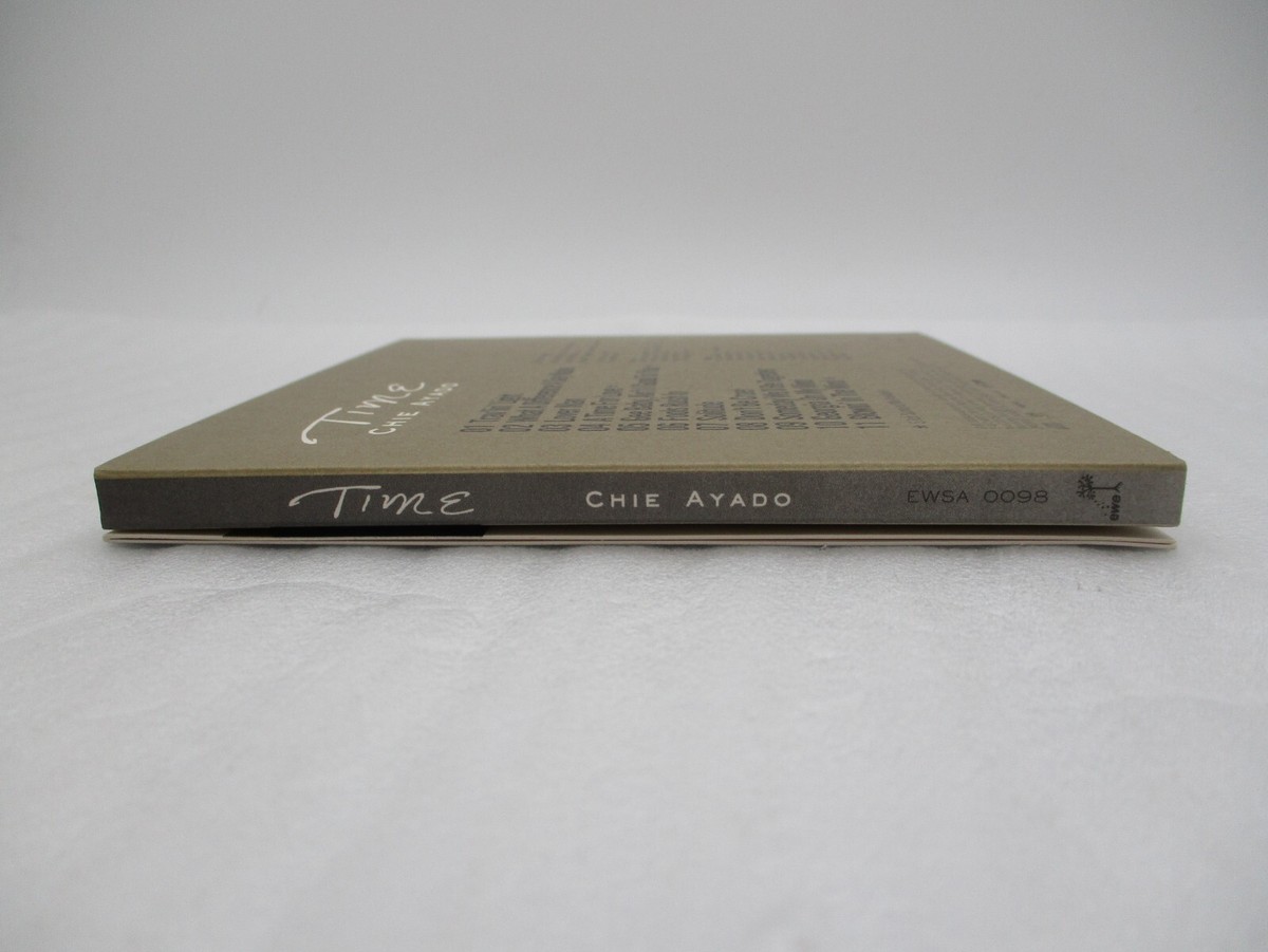 CHIE AYADO CD Album Time authentic autograph Japan import