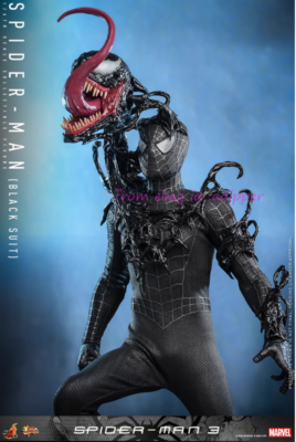 Perefect Hot Toys 1/6 Mms727 Spider-Man (Black Suit) Standard