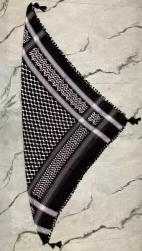 BeautifulArab Keffiyeh Shemagh Original Palestine Scarf Kufiya Arafat CottonGift