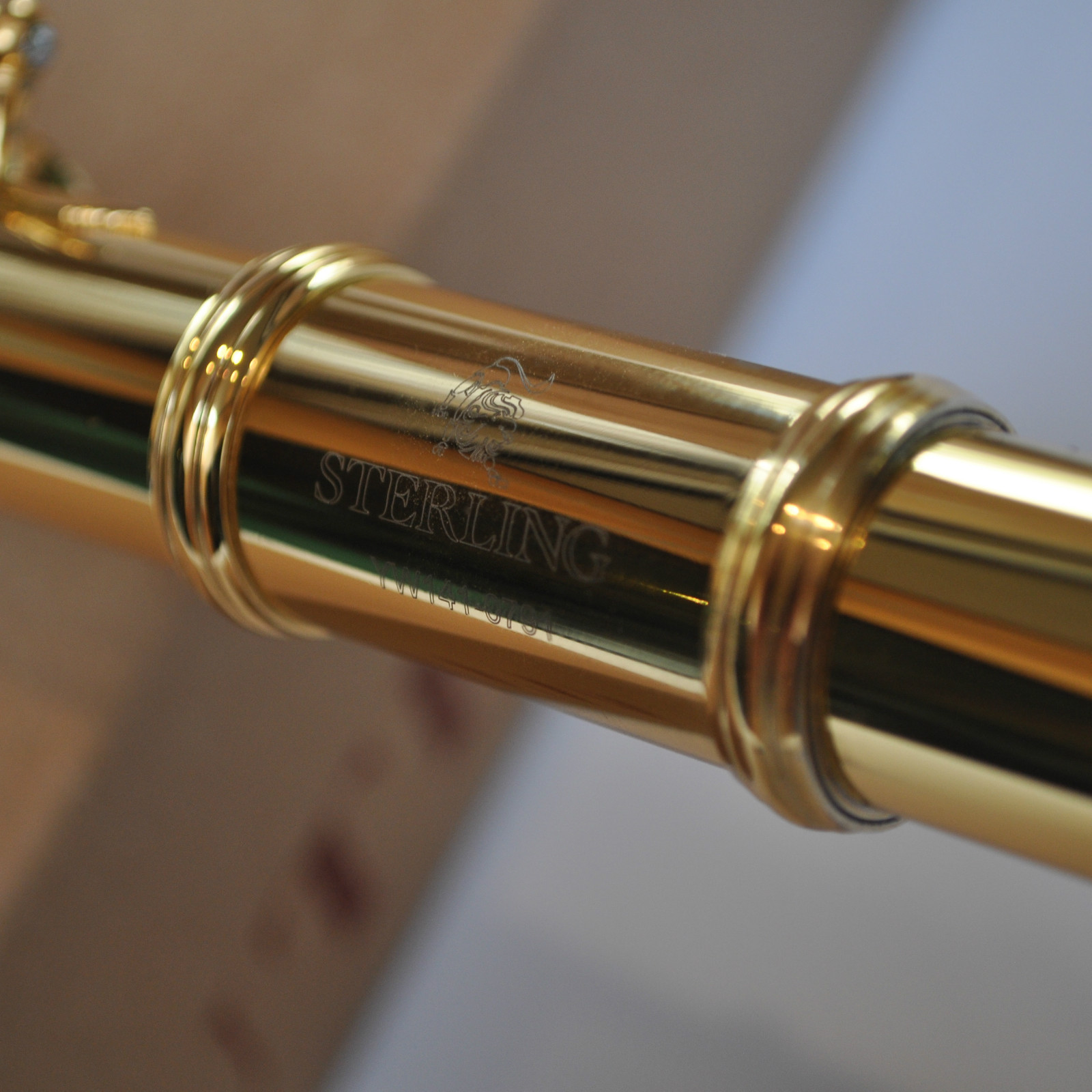 STERLING FLUTE • 24k GoldPlated 16 Keys • CFoot SplitE • BRAND NEW • Case • eBay