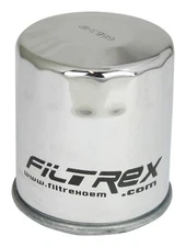 Filtrex Chrome Canister Oil Filter Harley Davidson - OEM - 63805-80/X - HF170C