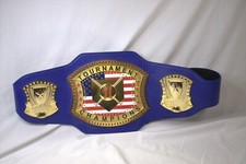 Custom Baseball/softball Championship Belt 2MM Brass American flag, Jeweled,50"