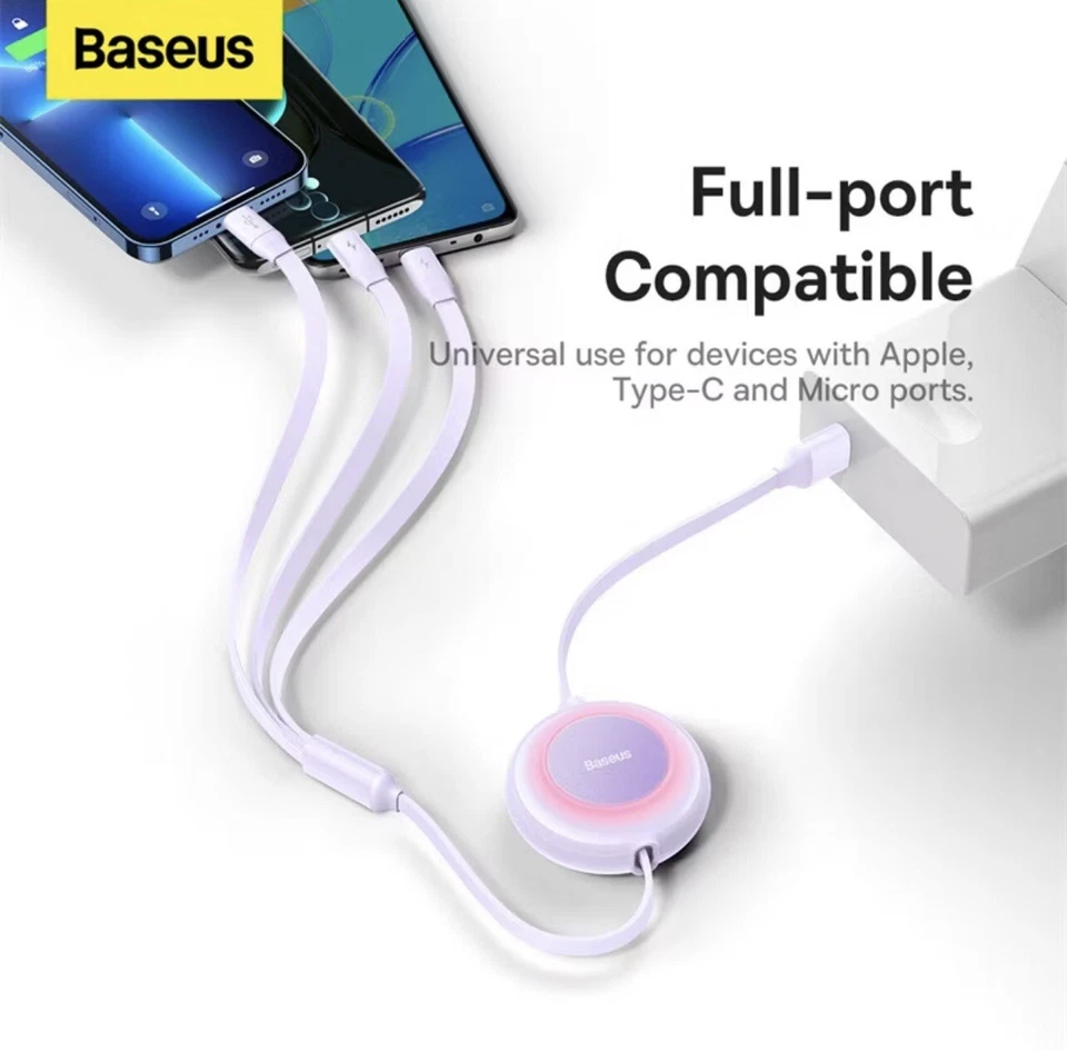 3 in 1 Charging Cable | Micro | TypeC | Apple IOS - Image 3 of 4