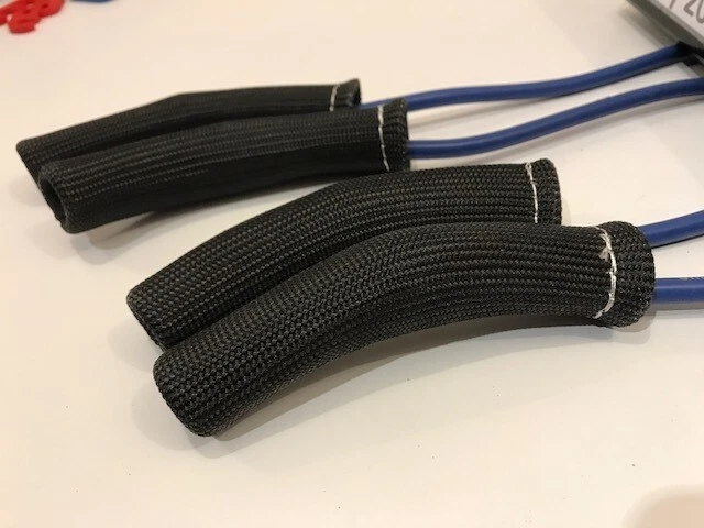 Splitfire 8.0mm Racing Spark Plug Ignition Leads & HEAT SLEEVES LS2 LS3 LSA 6.2 - Image 3 of 4