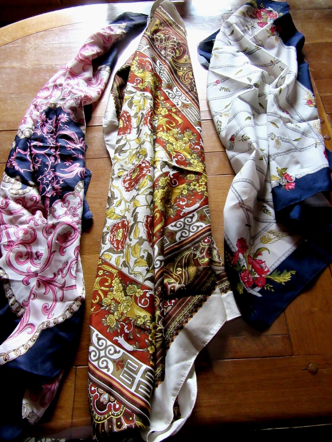 Lot De 20 Foulards D'occasion - Assortiment Coloré Pour Femme | Écharpes Légères