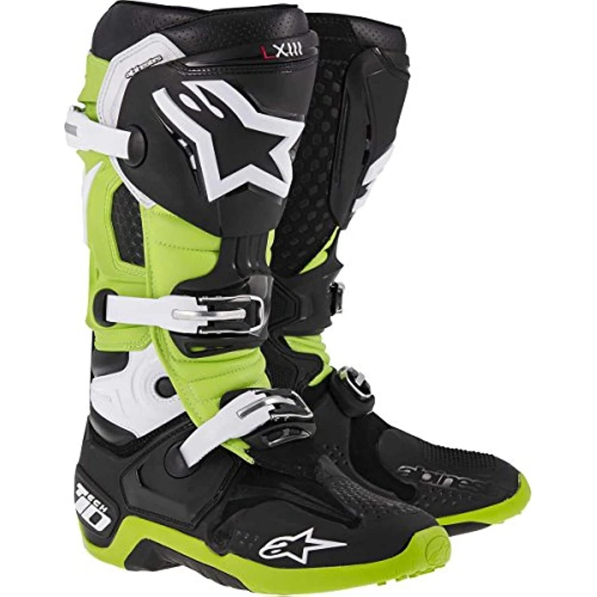 Green top mx boots