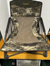 Camo Cabela's Low Pro Turkey Lounger + Herter's Vest With Attached Seat Camo