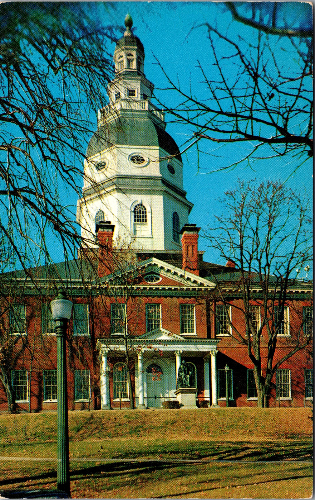 Vintage Chrome Postcard Colonial State House Built In 1772, Annapolis ...