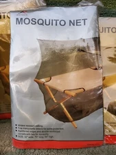 2 Rothco 8072 Mosquito Net Cot Size OD  79" X 32" X 59"  Mildew Resistant
