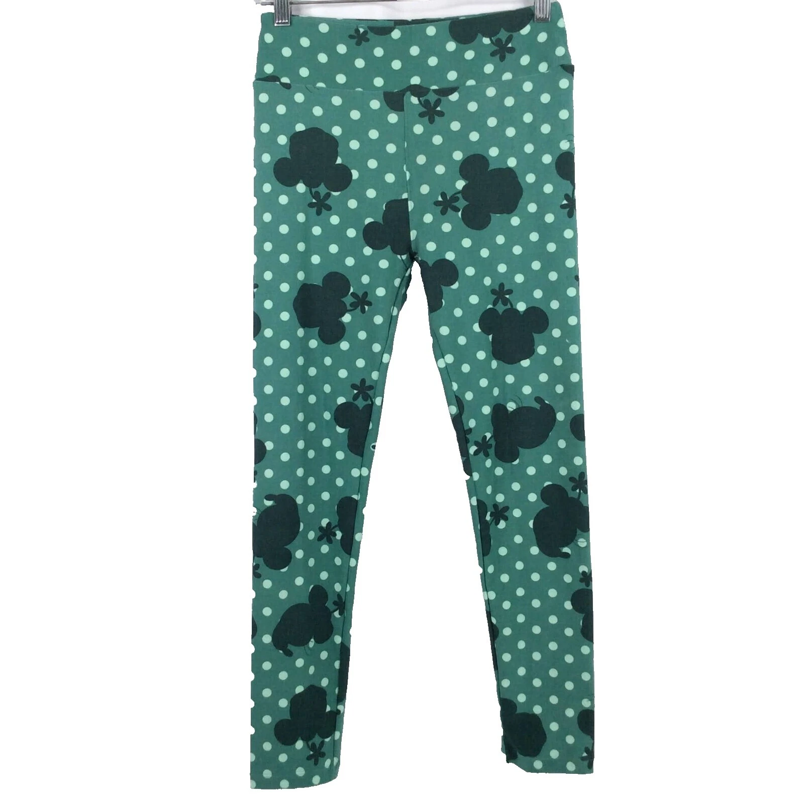 Polka Dot flor Leggings para Mujer