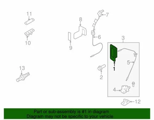 Manija de puerta trasera izquierda original Ford E-350 Super Duty 2008-2014 6C2Z-1543401-AA Foto 2 de 2