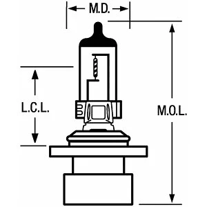 Low Beam Headlight  Wagner  BP9006XS Foto 4 de 4
