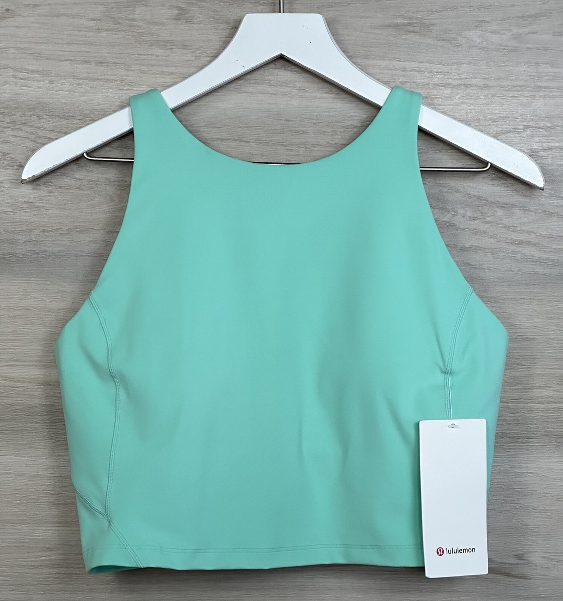 Lululemon Align High Neck Tank Crop Nulu Size 12 C/D Cup