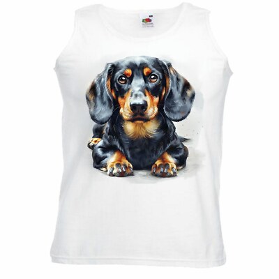 Tank Top Dackel Dachshund Teckel Jagdhund Jagt Dackelwelpe Dackelschule D 402881