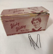 Vintage Hair Pins In Original Box Vicky Victory