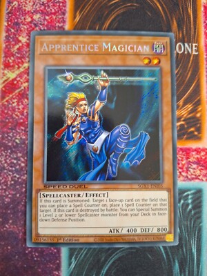 Yu-Gi-Oh! TCG Apprentice Magician SGX1-ENI05 Secret Rare 1st