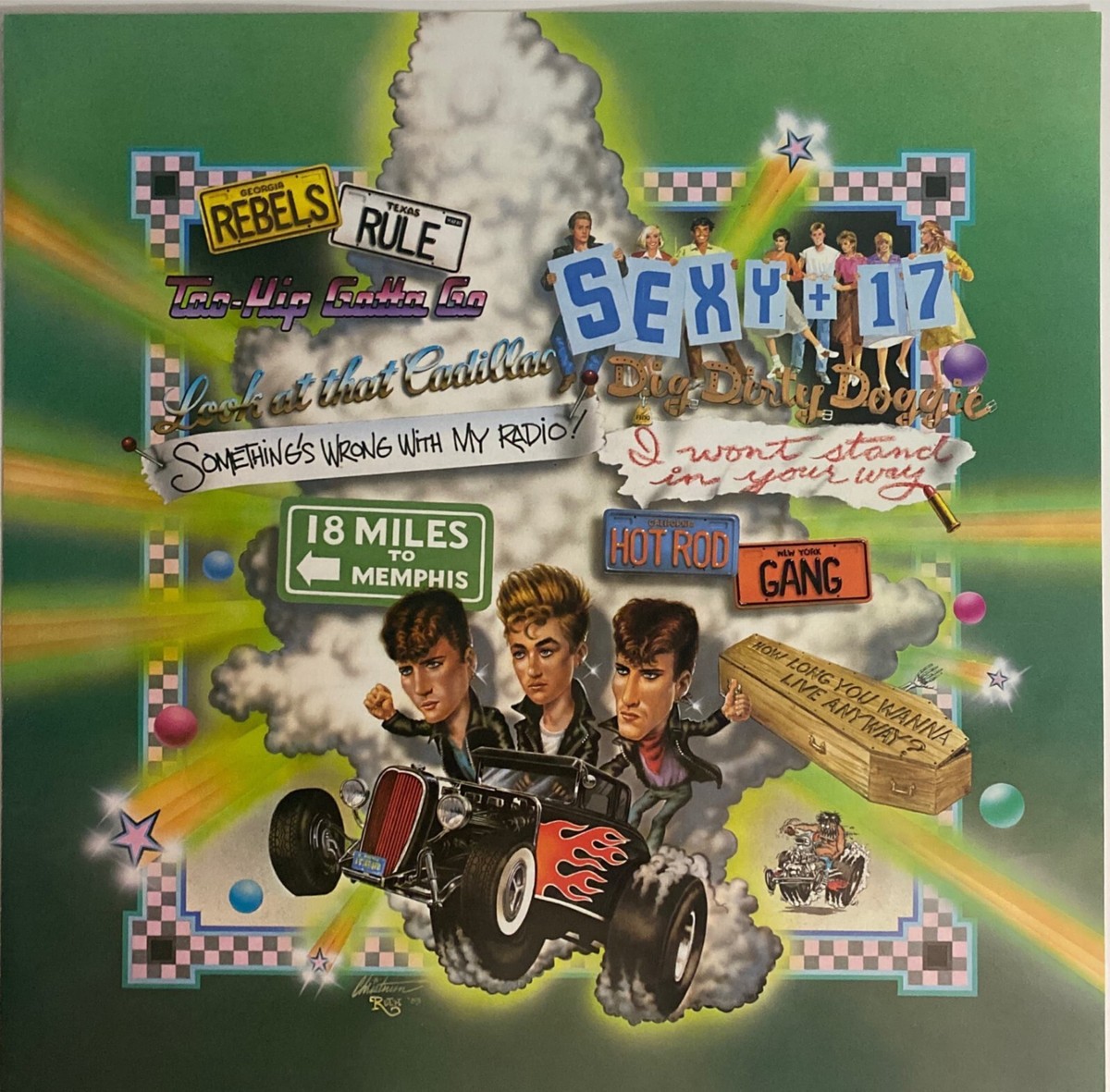 Stray Cats - Rant N' Rave - Brian Setzer - Japan Vinyl