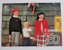 Canon T50 camera manual booklet