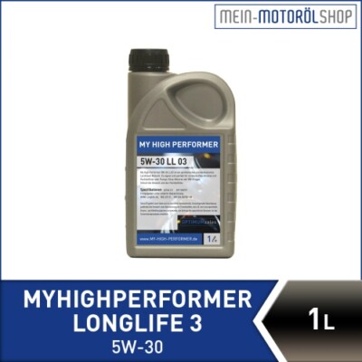 Motoröl 5W-30 Longlife 3 5w30 BMW LL 04 MB 229.51 VW 504.00 507.00 MHP 1 Liter