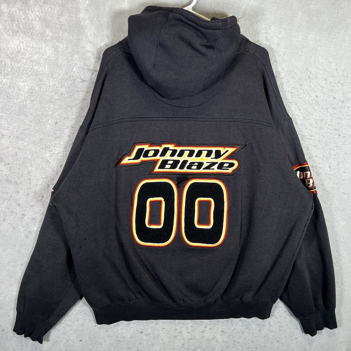A1 Vintage 90s Johnny Blaze Sweater Adult 2XL XXL Black A1 Vintage 90s Johnny Blaze Sweater Adult 2XL XXL Black