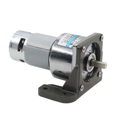 60GA775 DC 12V/24V 35W High Torque Metal Gear with GearBox Motor CW/CCW 5-500RPM