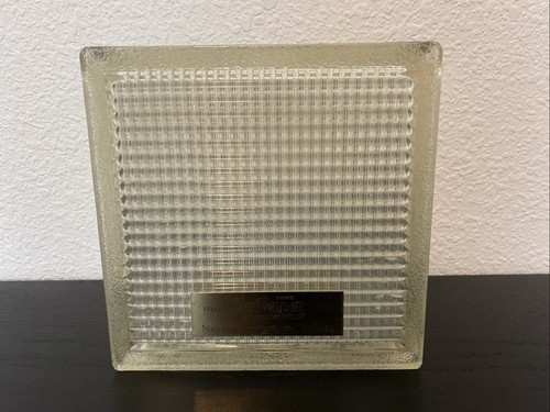 VTG 1948 Dr Pepper Headquarters Building Glass Construction Block Soda Pop RARE2 - Picture 6 of 19