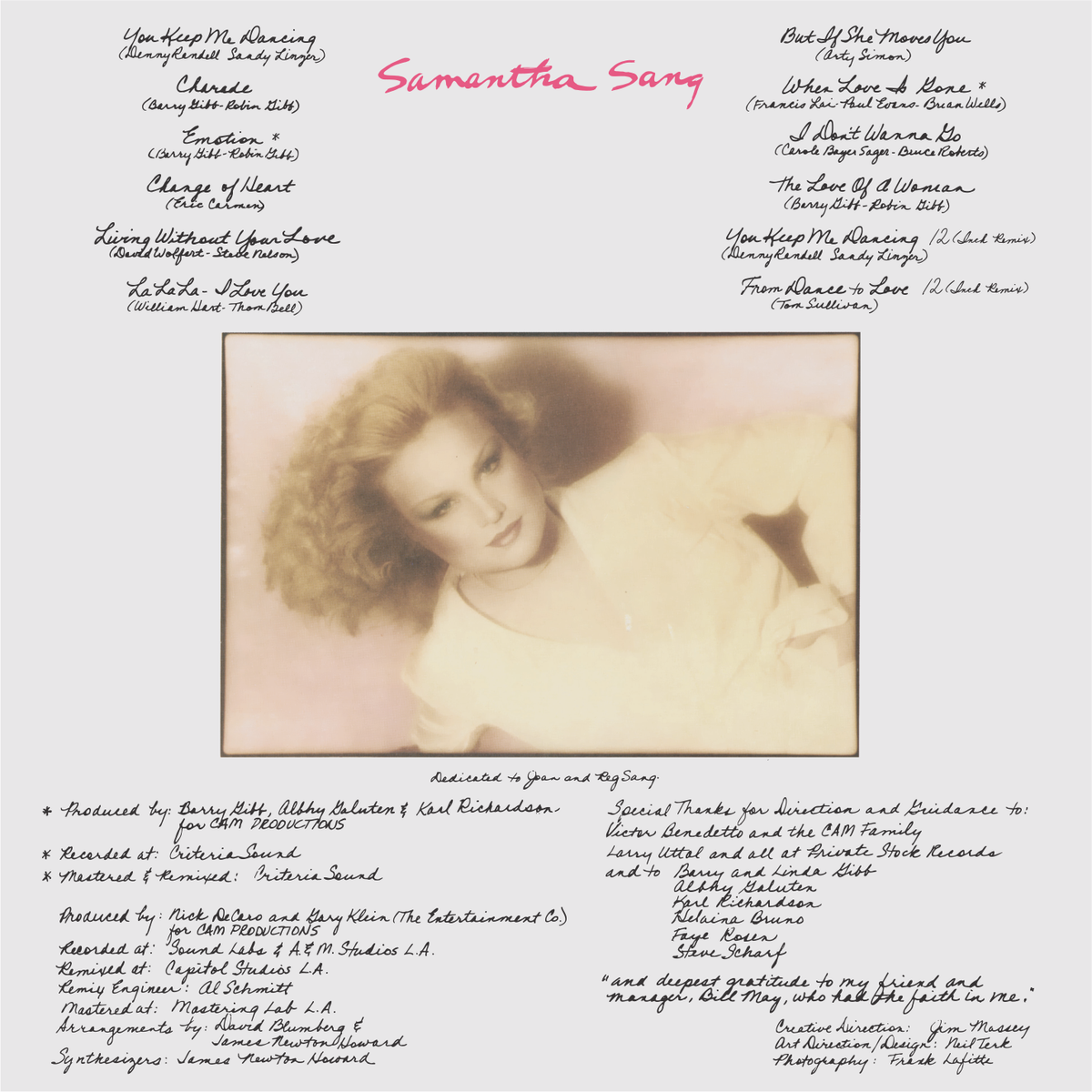 Samantha Sang - Emotion New Import 24Bit Remastered CD 2 Bonus