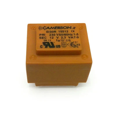 CAMERSON Transformador Encapsulado 230V - 12V-2,3VA EI30R