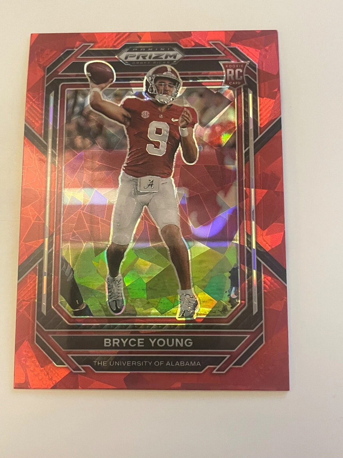 2023 Panini Prizm Draft Picks - Bryce Young #101 Red Ice Prizm (RC)