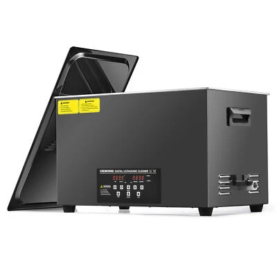 CREWORKS 30L Ultraschallreiniger Titanium Stahl 1200W Heizer mit Degas & Gentle