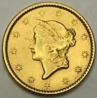 1850 $1 GOLD LIBERTY***TOUGH FIND**SHARP FULL LIBERTY**HIGH GRADE NR #G74981