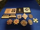 Japanese Medal Japan badge war military WW2 WWII old fire department