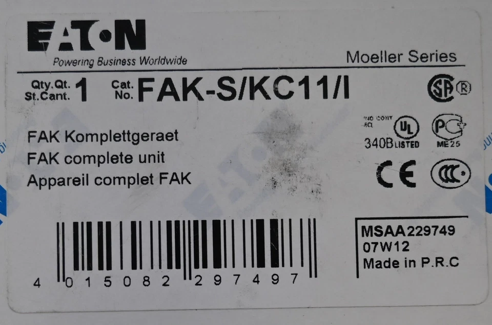 Eaton FAK-S/KC11/I Komplettgerät Signal Meldeleuchte schwarz - Bild 4 von 4